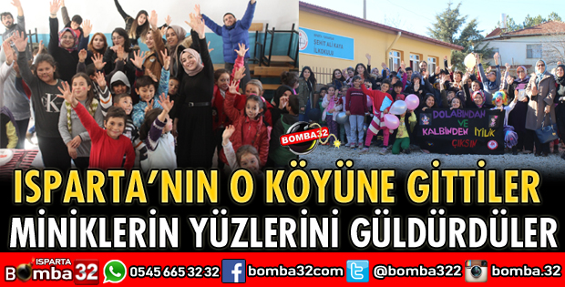 MİNİKLERİN YÜZLERİNİ GÜLDÜRDÜLER