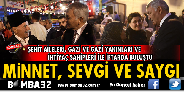 MİNNET, SEVGİ VE SAYGILARIMI SUNUYORUM