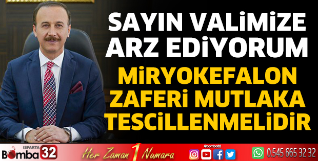 Miryokefalon Zaferi mutlaka tescillenmelidir