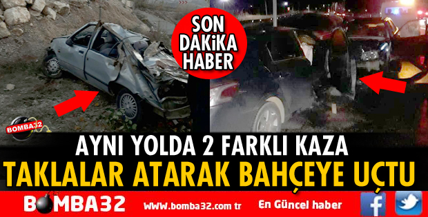 MİSKİNLERDE 2 FARKLI KAZA