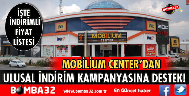 MOBİLİUM CENTER'DAN  VATANDAŞA ULUSAL DESTEK