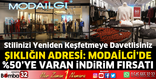 Modailgi’de yüzde 50’ye varan indirim fırsatı
