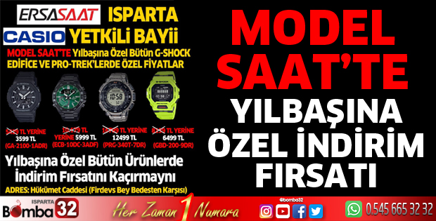 Model Saat'te yılbaşına özel indirim fırsatı