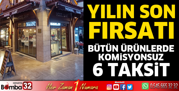 Model Saat'te yılın son fırsatı 