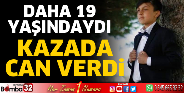 Motor kazasında can verdi