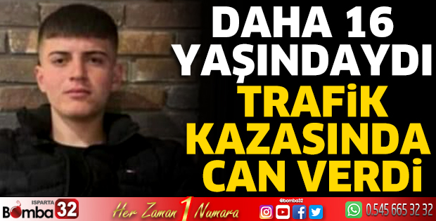 Motosiklet kazasında can verdi 