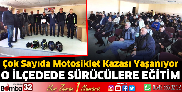 Motosiklet sürücülerine eğitim