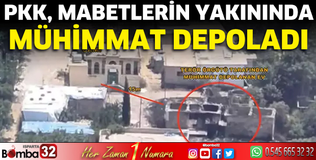 MSB: PKK, mabetlerin yakınında mühimmat depoladı