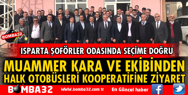 MUAMMER KARA VE EKİBİ HALK OTOBÜSLERİNİ ZİYARET ETTİ