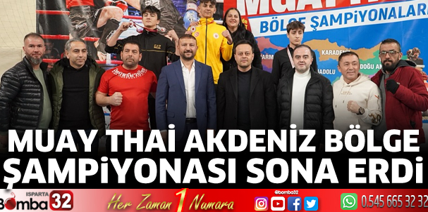 Muay Thai Akdeniz Bölge Şampiyonası sona erdi