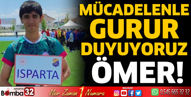 Mücadelenle gurur duyuyoruz Ömer!