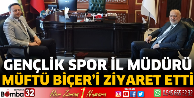 Müdür Kaya'dan Müftü Biçer'e ziyaret