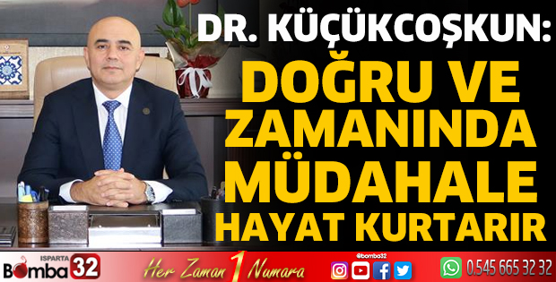 Müdür Küçükcoşkun’un 14 Eylül İlk Yardım Günü mesajı 