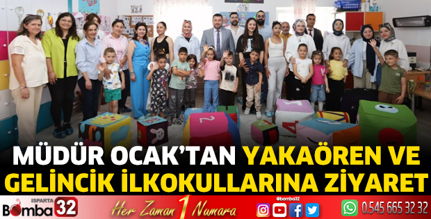 Müdür Ocak’tan Yakaören ve Gelincik İlkokullarına Ziyaret