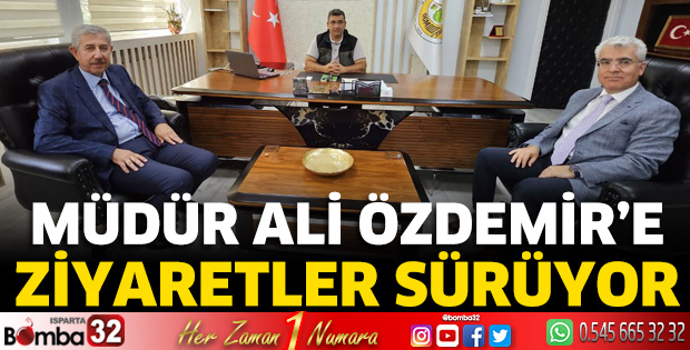 Müdür Özdemir'e ziyaretler sürüyor