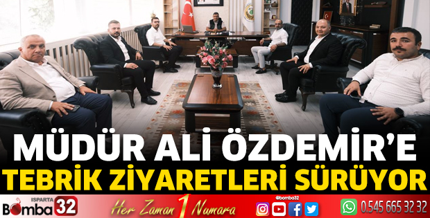 Müdür Özdemir'e ziyaretler sürüyor