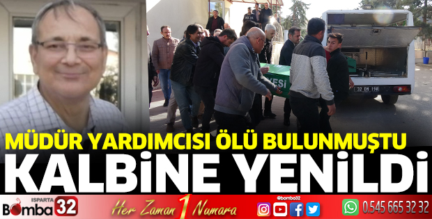 Müdür yardımcısı kalbine yenildi