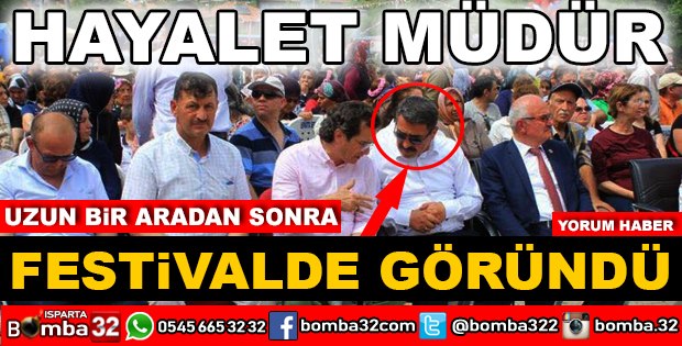 MÜDÜRÜ FESTİVALDE GÖRDÜK
