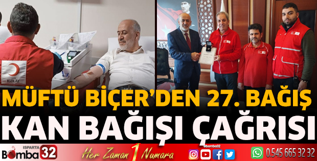 Müftü Biçer’den 27.Bağış