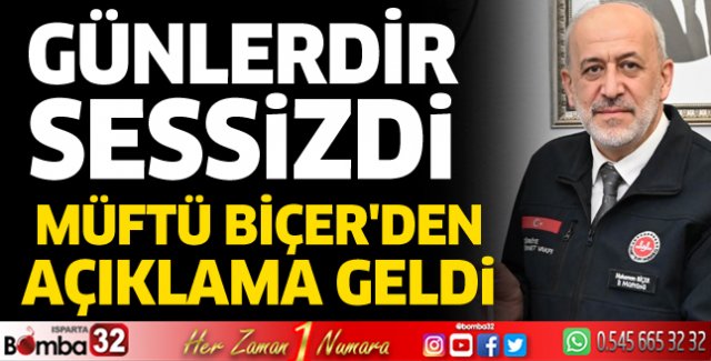 Müftü Biçer'den açıklama geldi