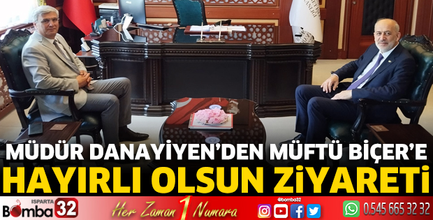 Müftü Biçer'e hayırlı olsun ziyareti