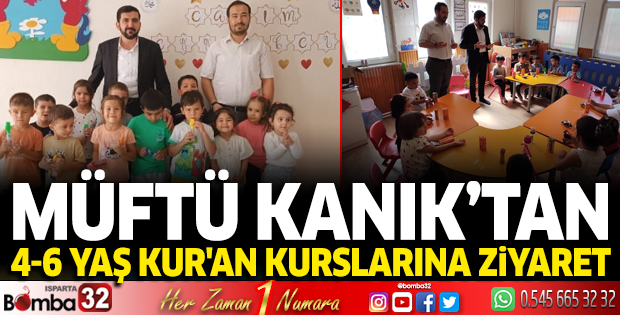 Müftü Kanık’tan Kur'an kurslarına ziyaret
