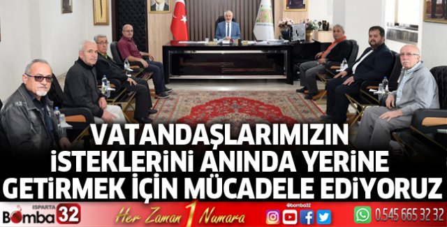 Muhtar Kınay ve heyetini Başdeğirmen'i ziyaret etti