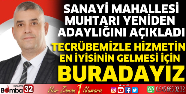 Muhtar yeniden aday