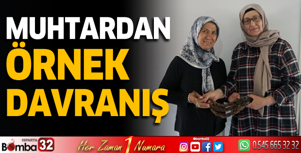 Muhtardan örnek davranış