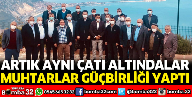 MUHTARLAR GÜÇBİRLİĞİ YAPTI