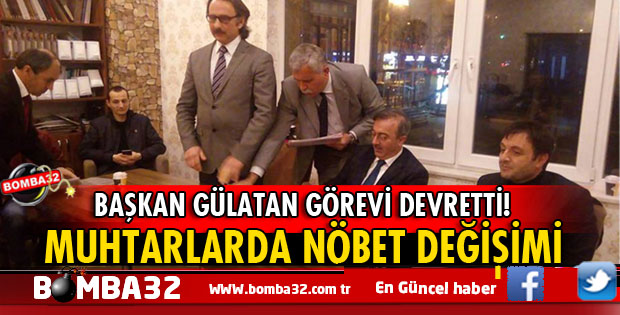 ISPARTA'DA MUHTARLARDA NÖBET DEĞİŞİMİ!