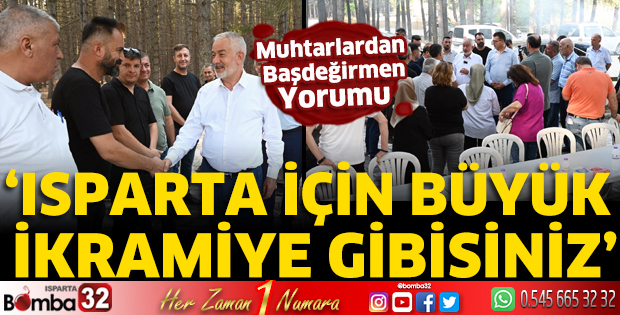 Muhtarlardan Başdeğirmen yorumu