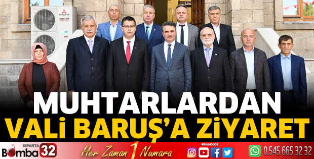 Muhtarlardan Vali Baruş'a ziyaret