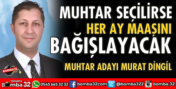 MUHTARLIK MAAŞINI ALMAYACAK