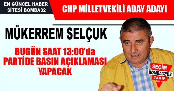 Mükerrem Selçuk, basın açıklaması yapacak