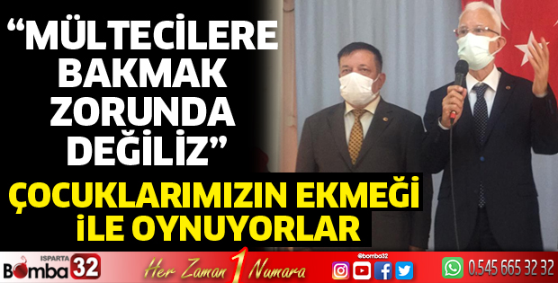 Mültecilere bakmak zorunda değiliz