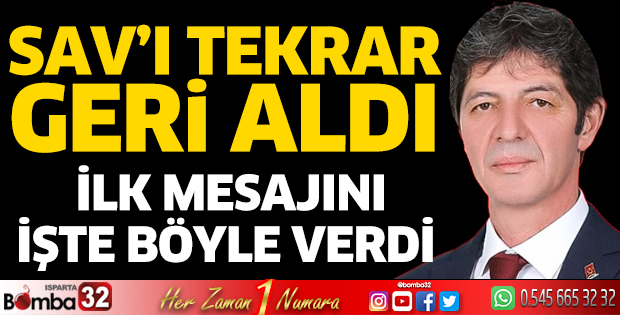 Mustafa Afşar Sav'ı geri aldı