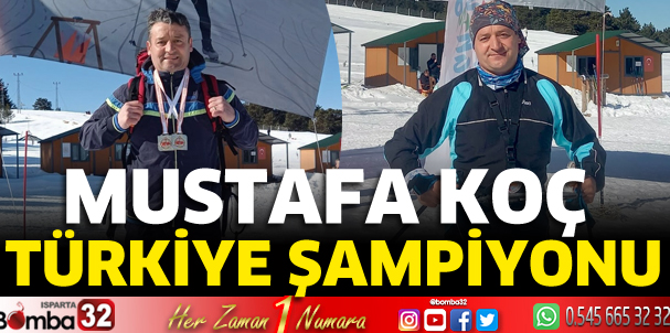 Mustafa Koç Türkiye şampiyonu oldu 