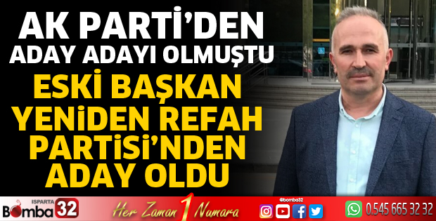 Mustafa Şahin Yeniden Refah Partisi'nden aday oldu