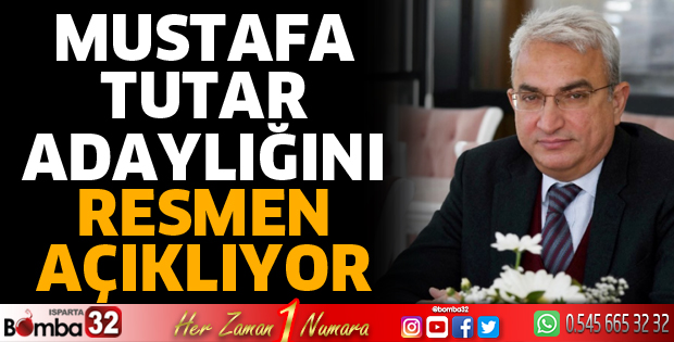 Mustafa Tutar adaylığını açıklıyor