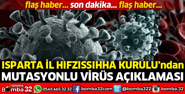 Mutasyonlu virüs açıklaması