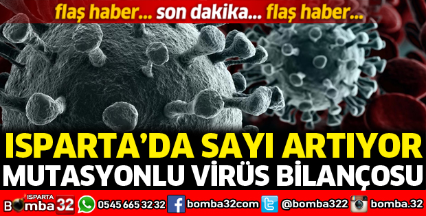 Mutasyonlu virüs bilançosu