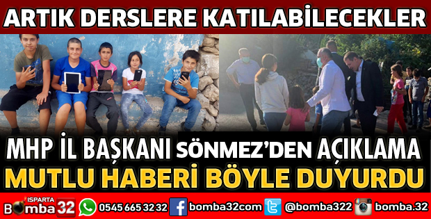 MUTLU HABERİ BAŞKAN SÖNMEZ DUYURDU 