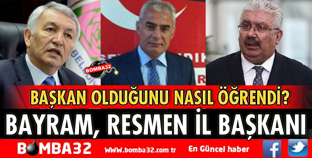 NAİL BAYRAM RESMEN MHP İL BAŞKANI OLDU