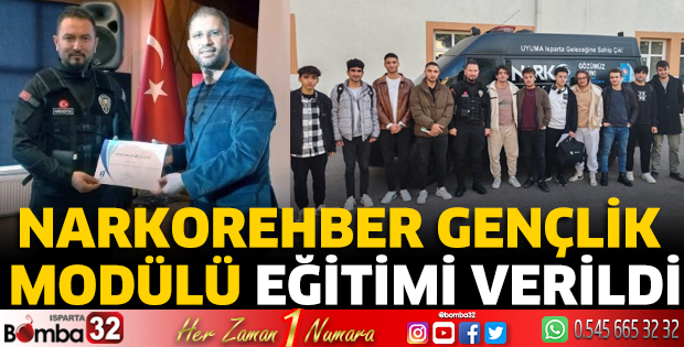 Narkorehber Gençlik Modülü eğitimi verildi