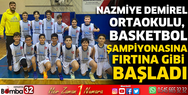 Nazmiye Demirel Ortaokulu fırtına gibi başladı