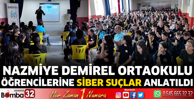 Nazmiye Demirel Ortaokulu öğrencilerine 
