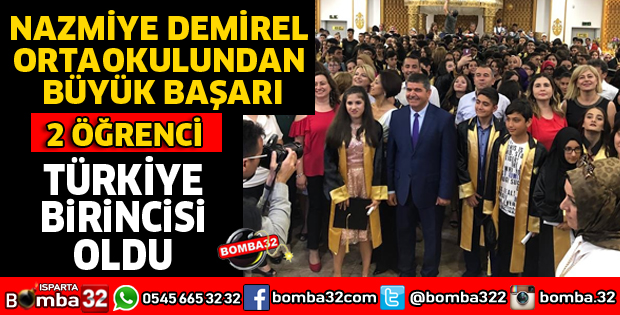 NAZMİYE DEMİREL ORTAOKULUNDAN BÜYÜK BAŞARI