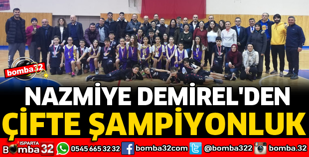 NAZMİYE DEMİREL'DEN ÇİFTE ŞAMPİYONLUK