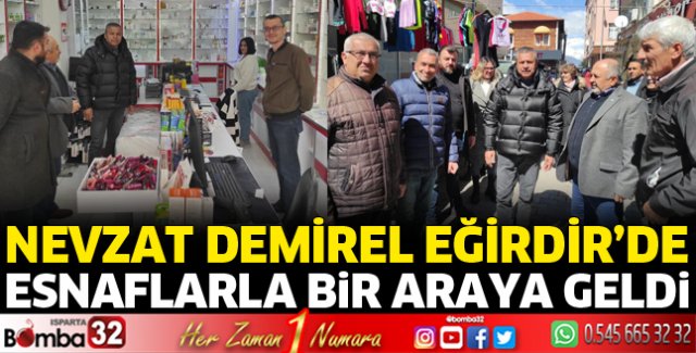 Nevzat Demirel Eğirdir’de